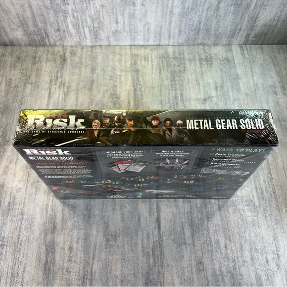 Metal Gear Solid RISK Collector's Edition Strategic Conquest USAopoly New Sealed - Picture 14 of 15
